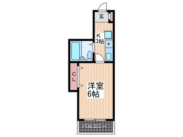 ＩＢビルⅡの物件間取画像